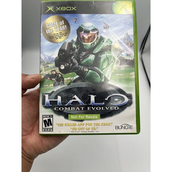 Halo: Combat Evolved Not For Resale NFR (Original XBOX) Complete In Box - Picture 8 of 9